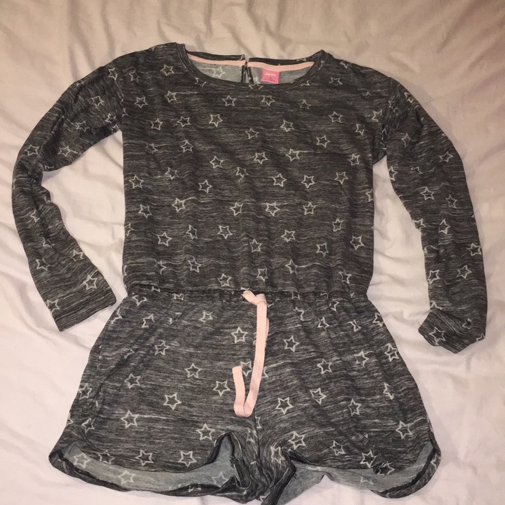 Long sleeve sleep romper